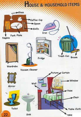 日常用品英語表達(dá)大全 讓孩子不僅會(huì)用還會(huì)說